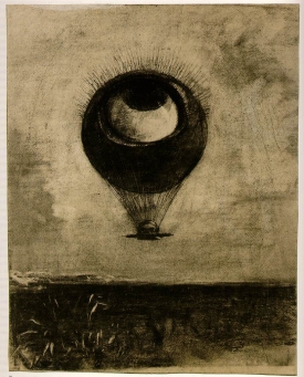 from a balloon from a balloon