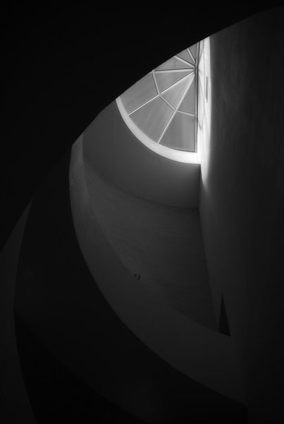 what if... a spiral staircase to a window