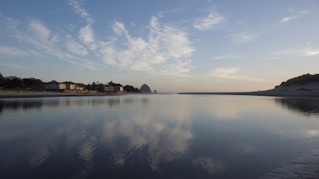 there's grace...and then there's GRACE... an estuary at sunset