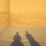 two shadows on the ground